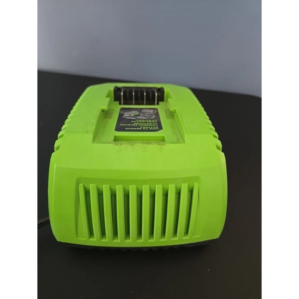 GreenWorks 40V Lithium-ion Battery Charger G-MAX Green 29482